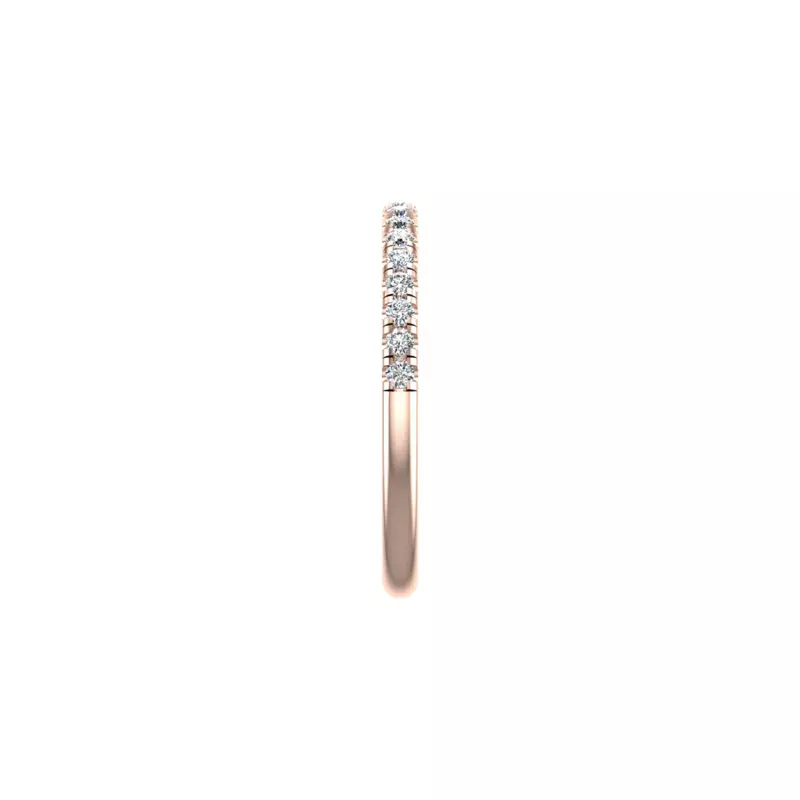 14K Rose Gold Charlotte Pave Band