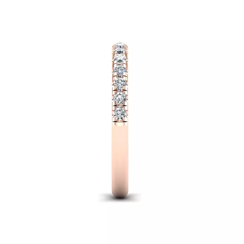 14K Rose Gold Amora Pave Band