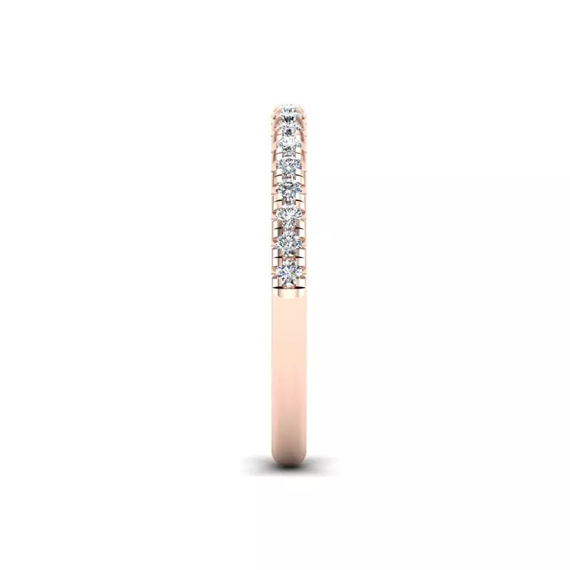 14K Rose Gold Lainey Pave Band