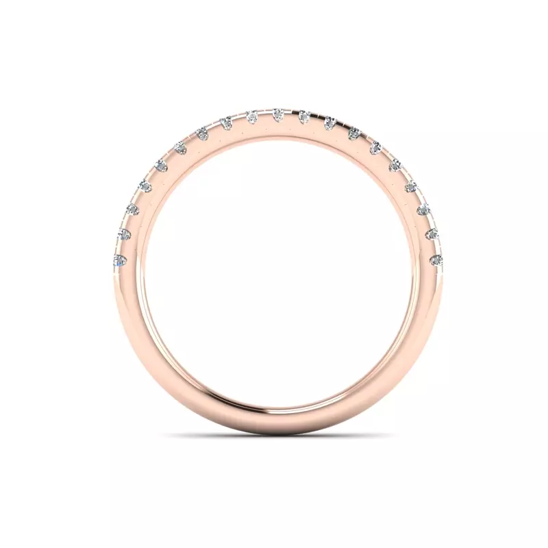 14K Rose Gold Lainey Pave Band