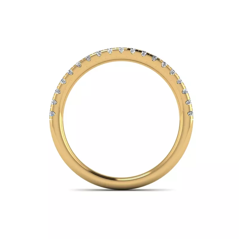 14K Yellow Gold Lainey Pave Band
