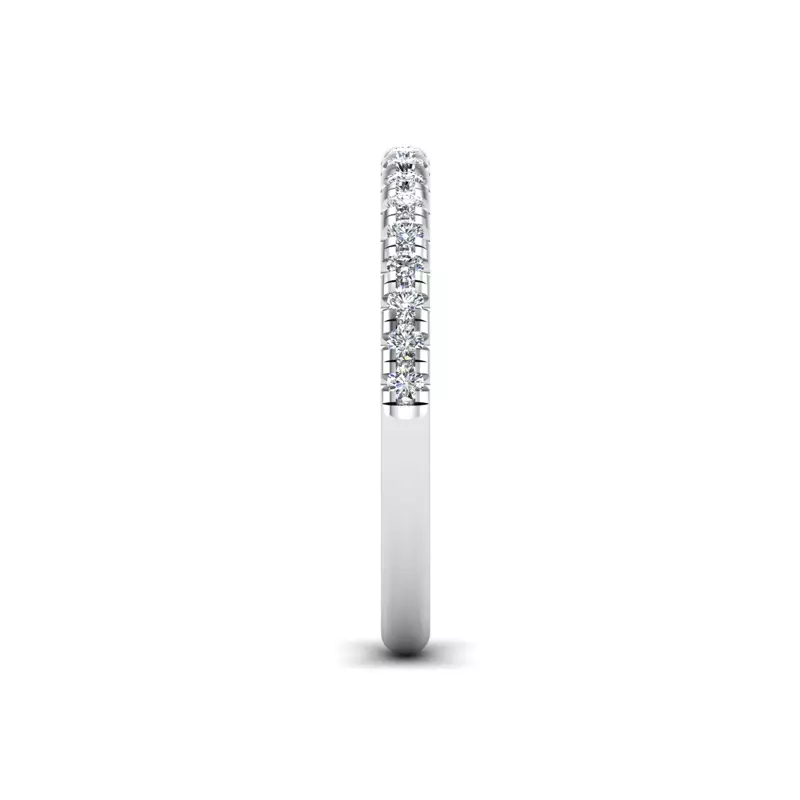 18K White Gold Lainey Pave Band