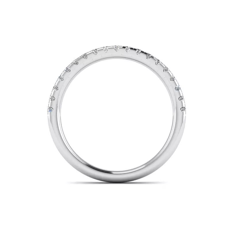 18K White Gold Lainey Pave Band