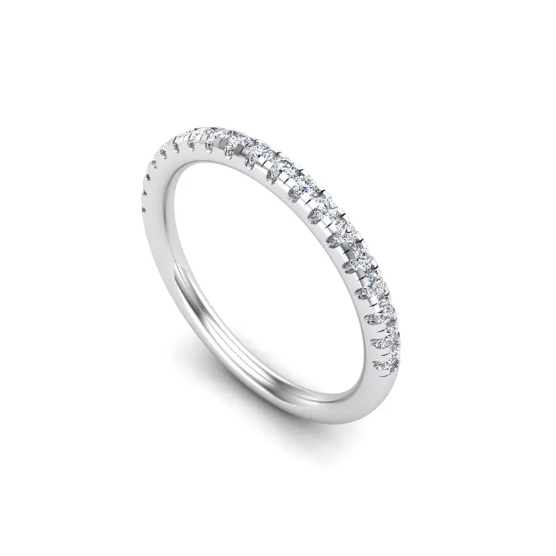 18K White Gold Lainey Pave Band