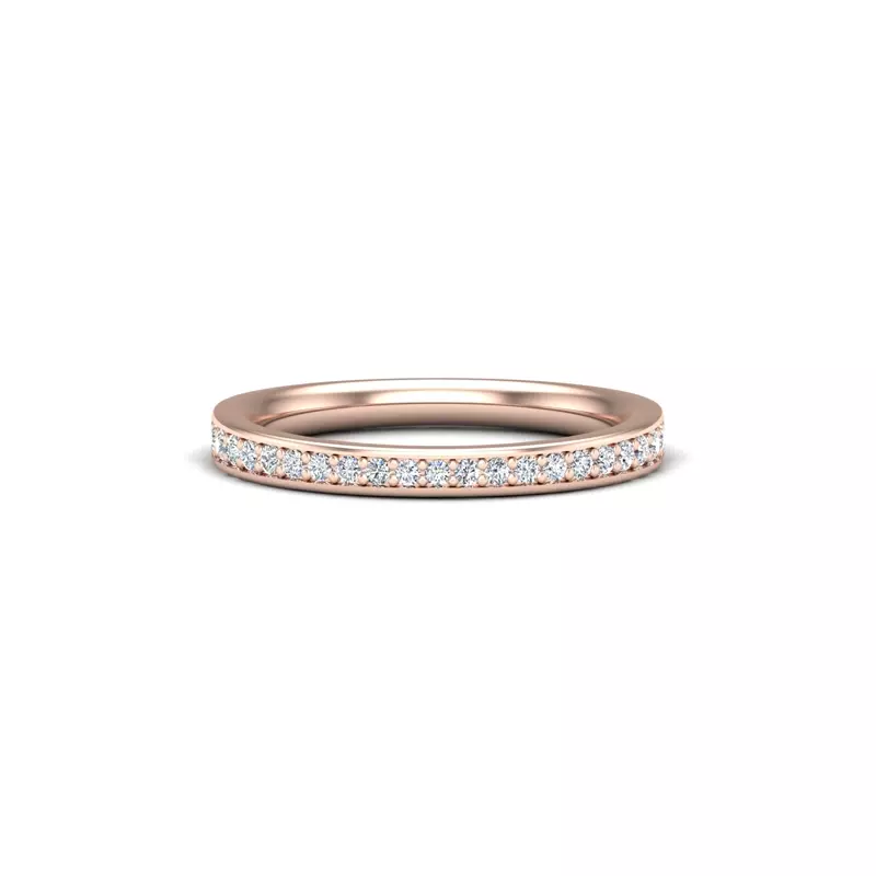 14K Rose Gold Mckenna Pave Band