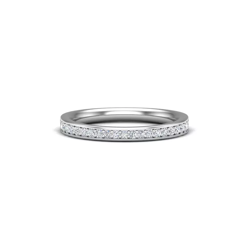 14K White Gold Mckenna Pave Band