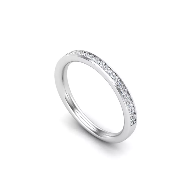 Platinum Mckenna Pave Band