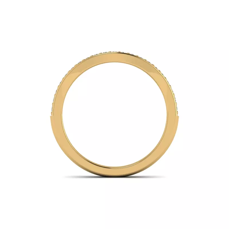 14K Yellow Gold Aitana Pave Band