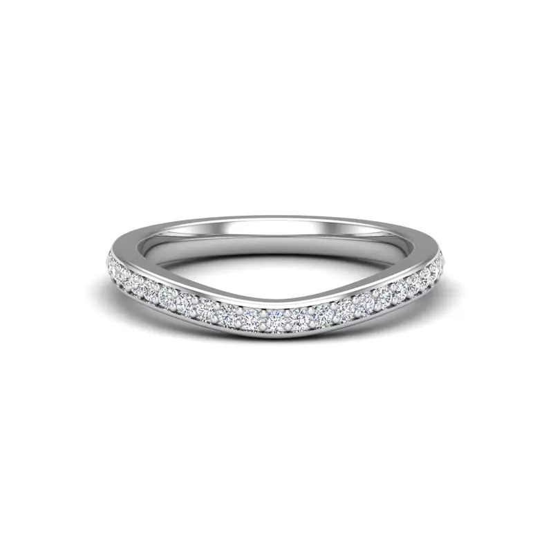 Platinum Aitana Pave Band