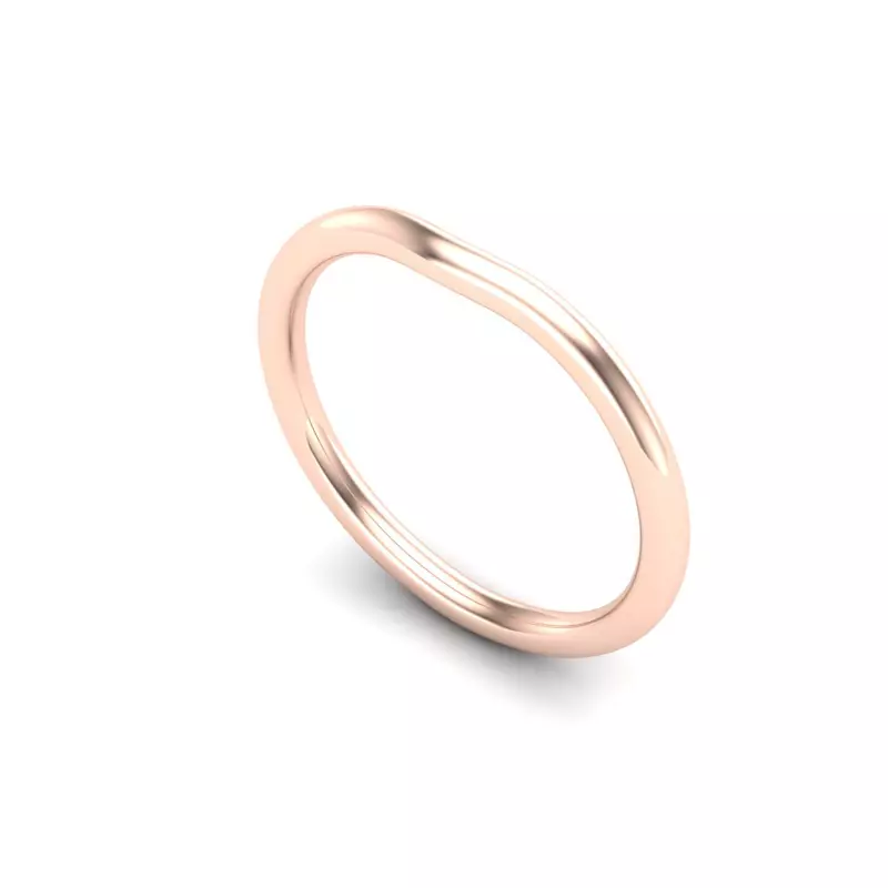 14K Rose Gold Leah Band