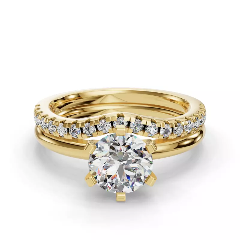 14K Yellow Gold Ilana Pave Band