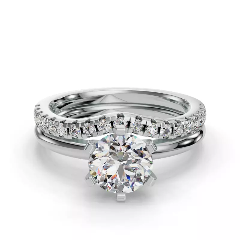 Platinum Ilana Pave Band