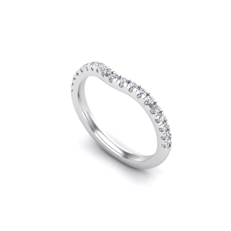 Platinum Ilana Pave Band