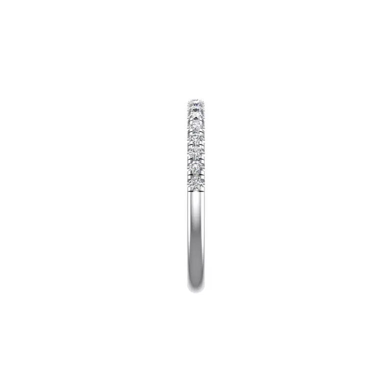 14K White Gold Sienna Pave Band