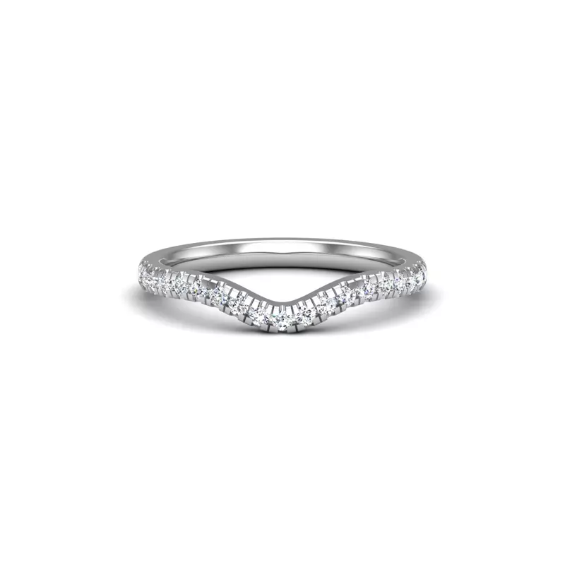 14K White Gold Brooklyn Pave Band