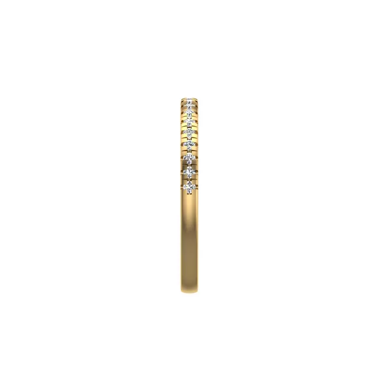 14K Yellow Gold Maya Pave Band