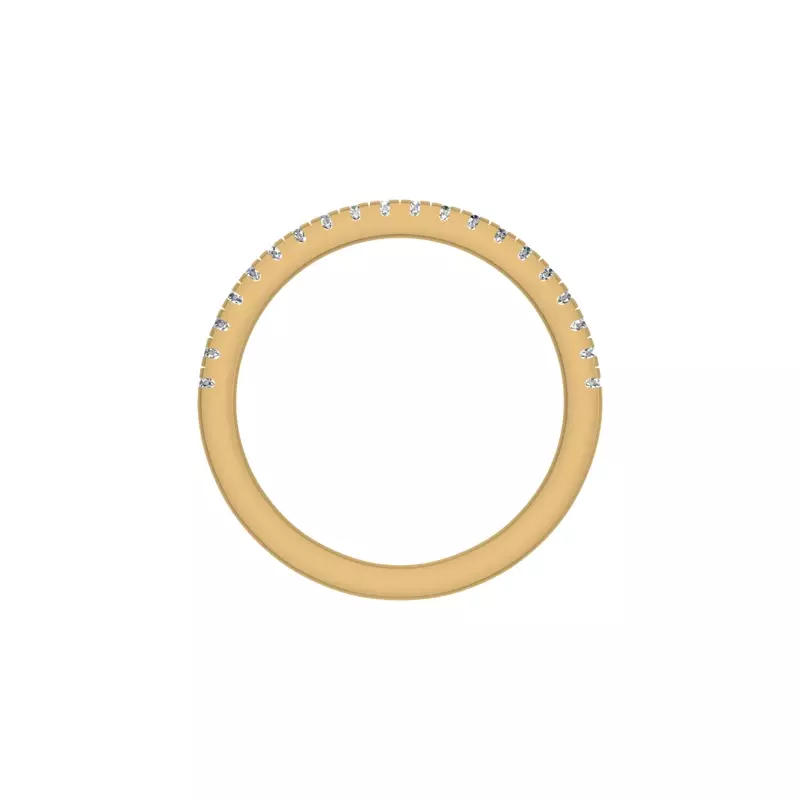 14K Yellow Gold Maya Pave Band