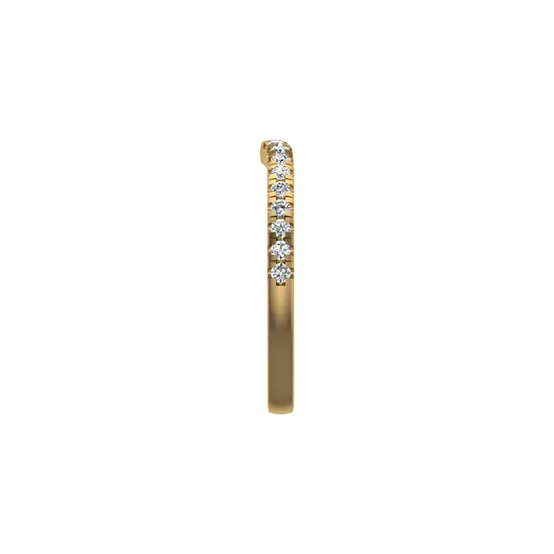 18K Yellow Gold Dana Pave Band
