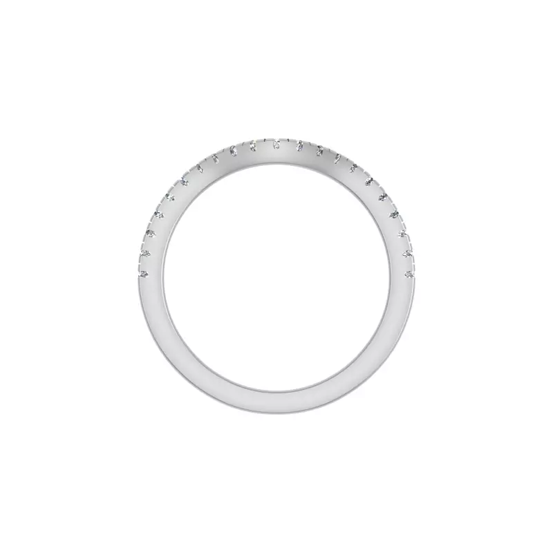 Platinum Bella Pave Band