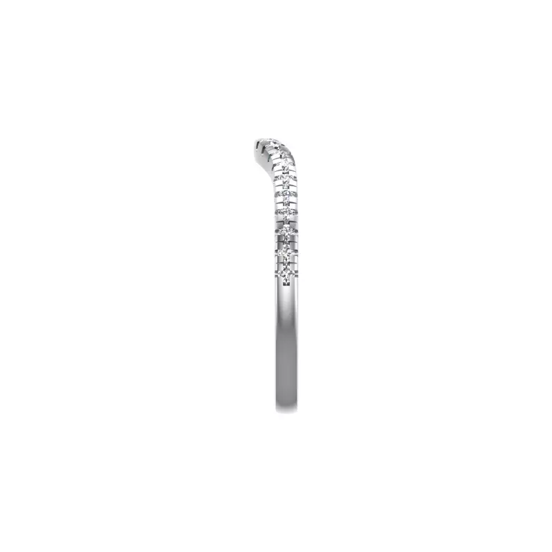Platinum Bella Pave Band