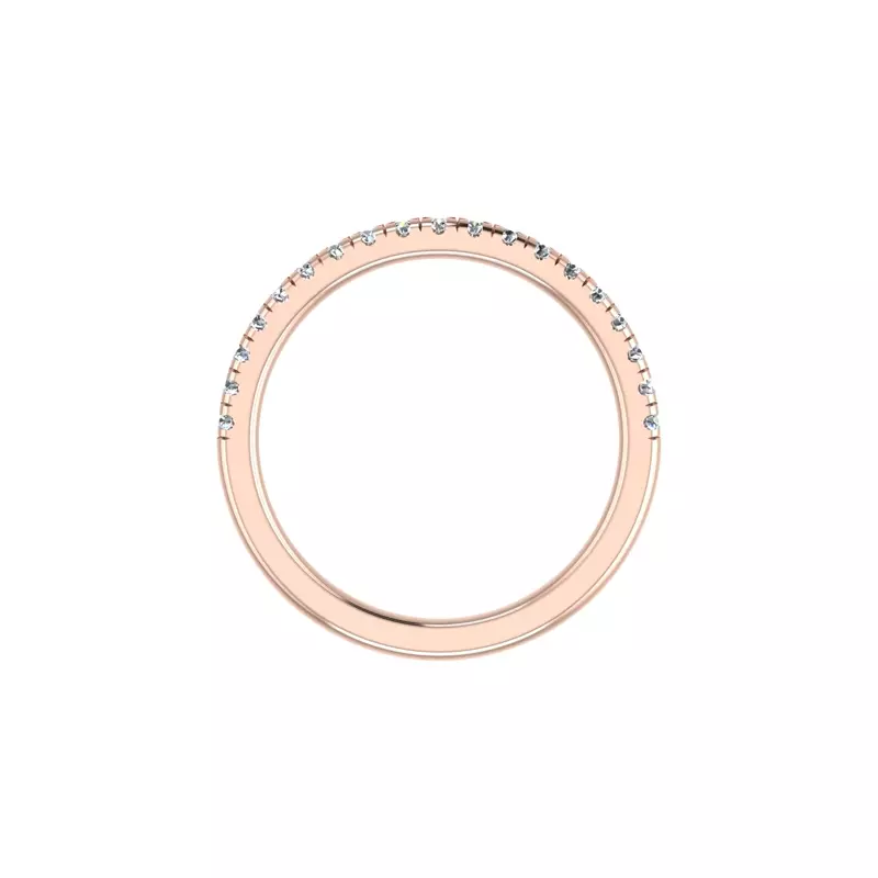 14K Rose Gold Blakely Pave Band