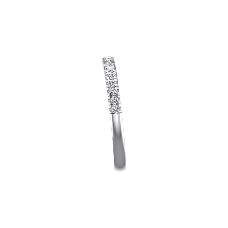 14K White Gold Blakely Pave Band