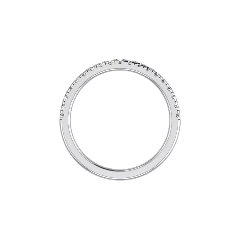 14K White Gold Blakely Pave Band