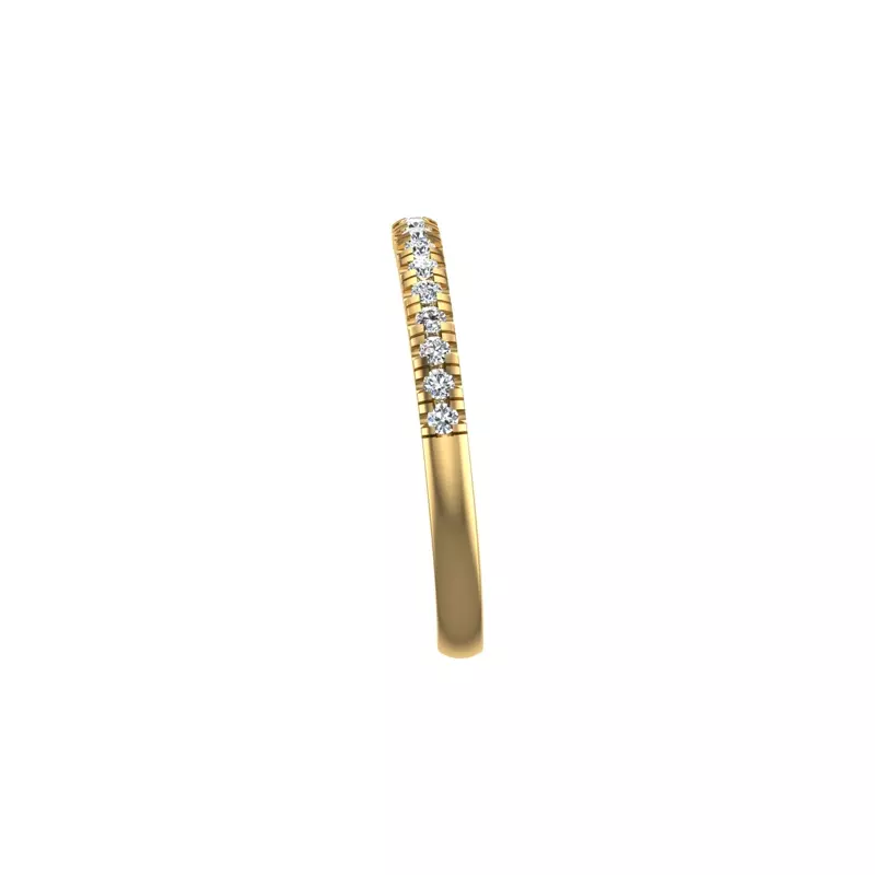 14K Yellow Gold Blakely Pave Band