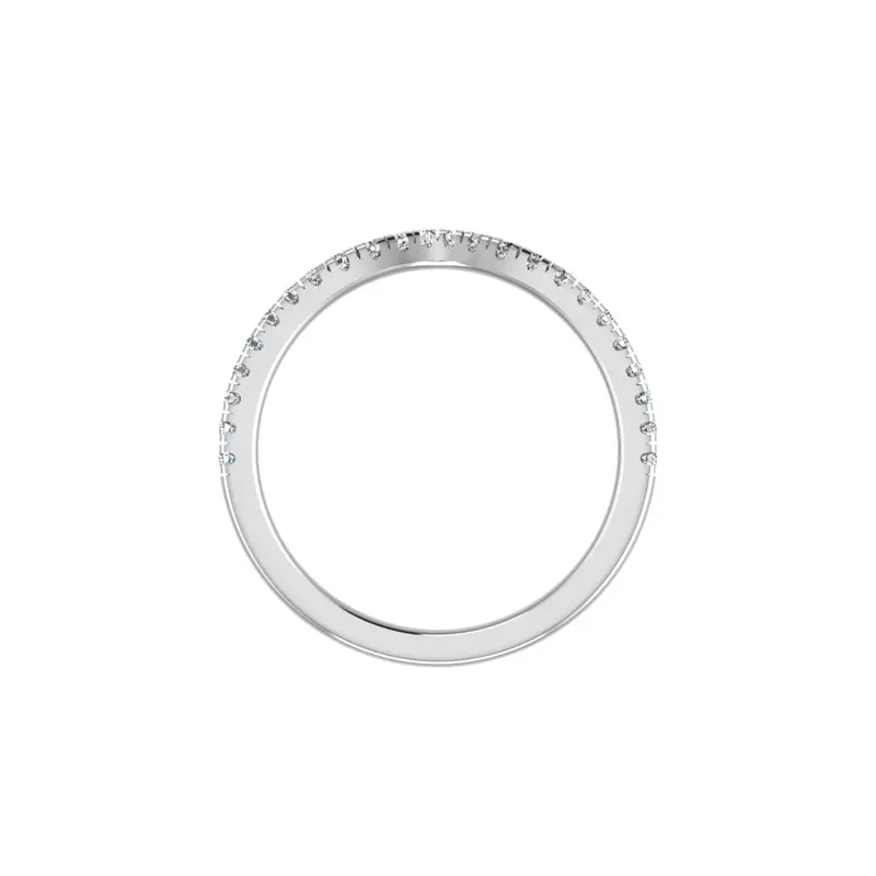 Platinum Kennedy Pave Band