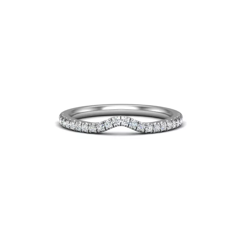Platinum Kennedy Pave Band