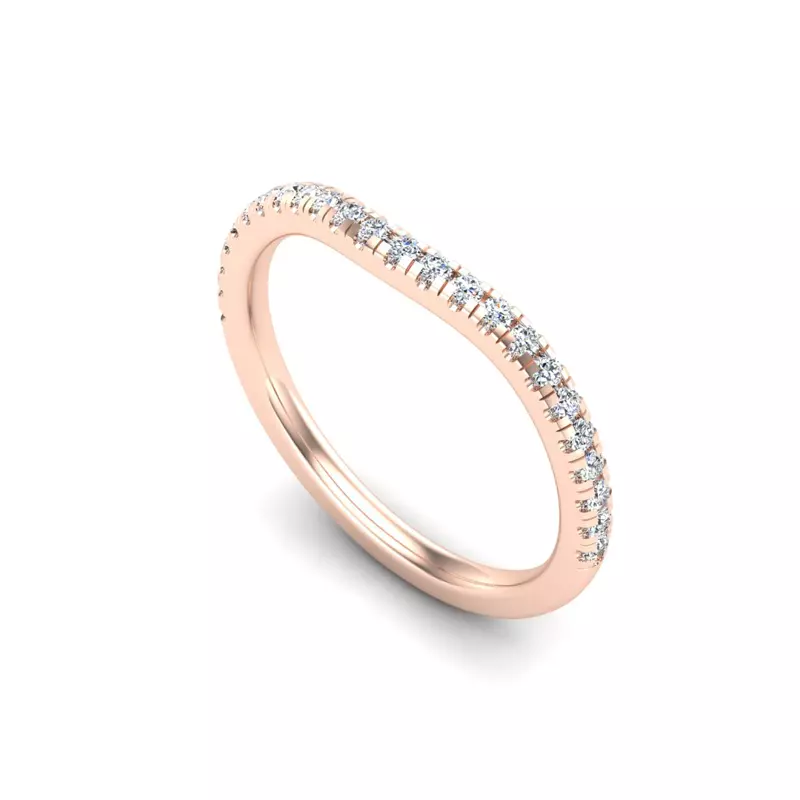 Gabriella Pavé Contoured Band