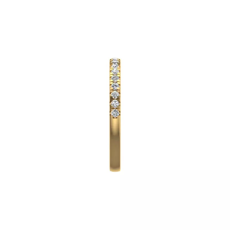 18K Yellow Gold Tracy Pave Band