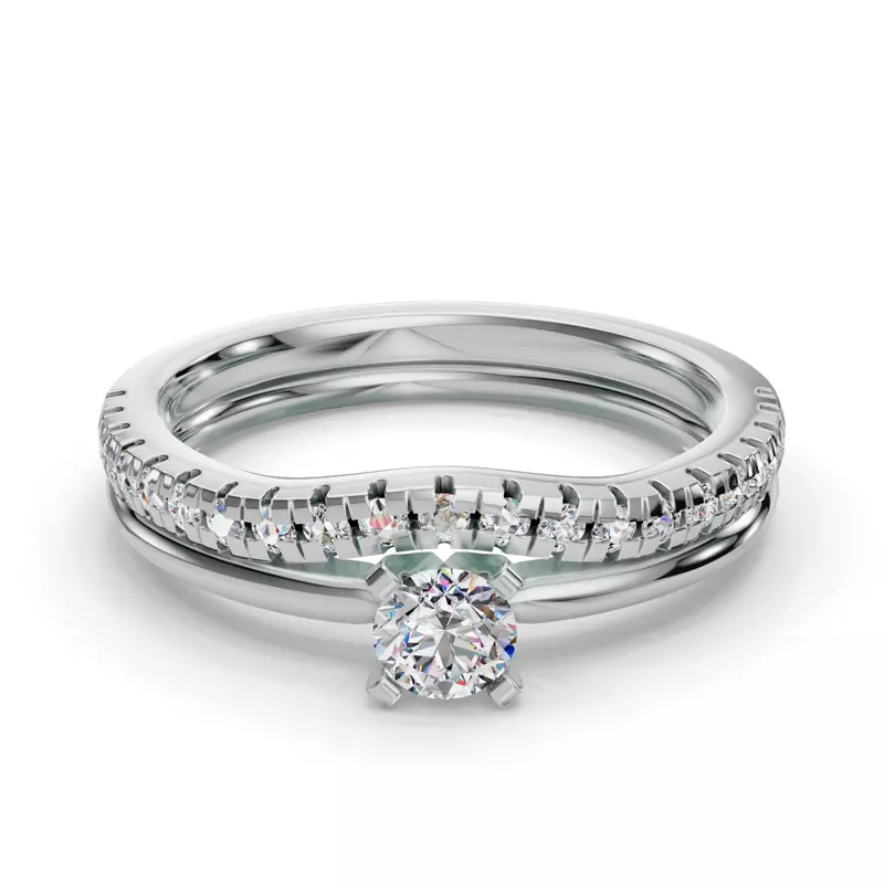 Platinum Kinley Pave Band
