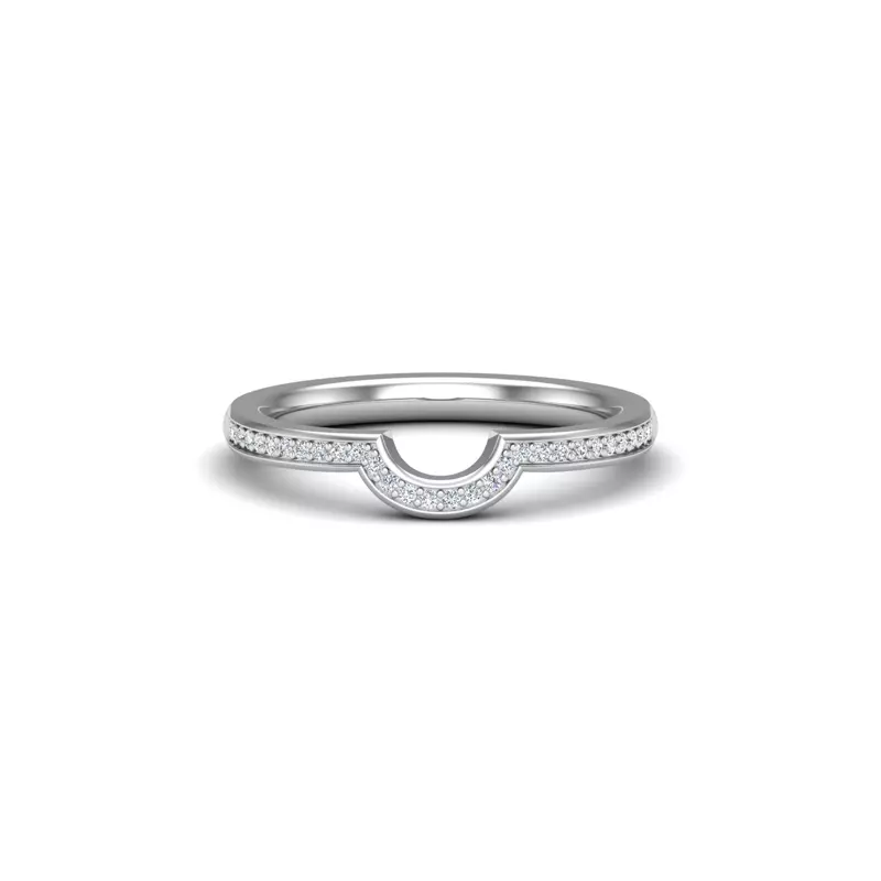 Platinum Jazlyn Pave Band