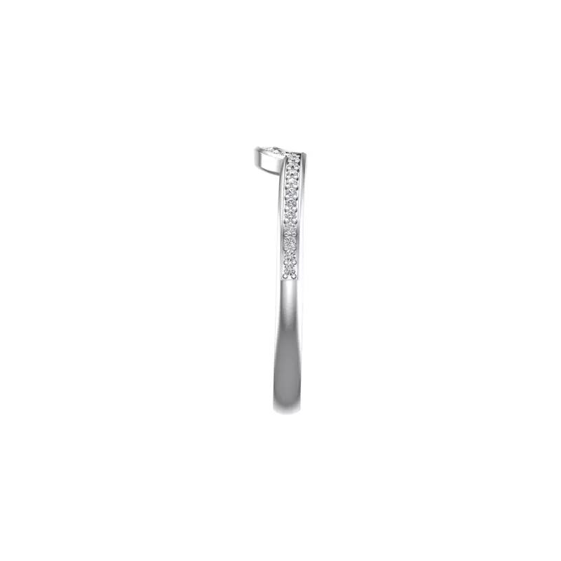Platinum Jazlyn Pave Band