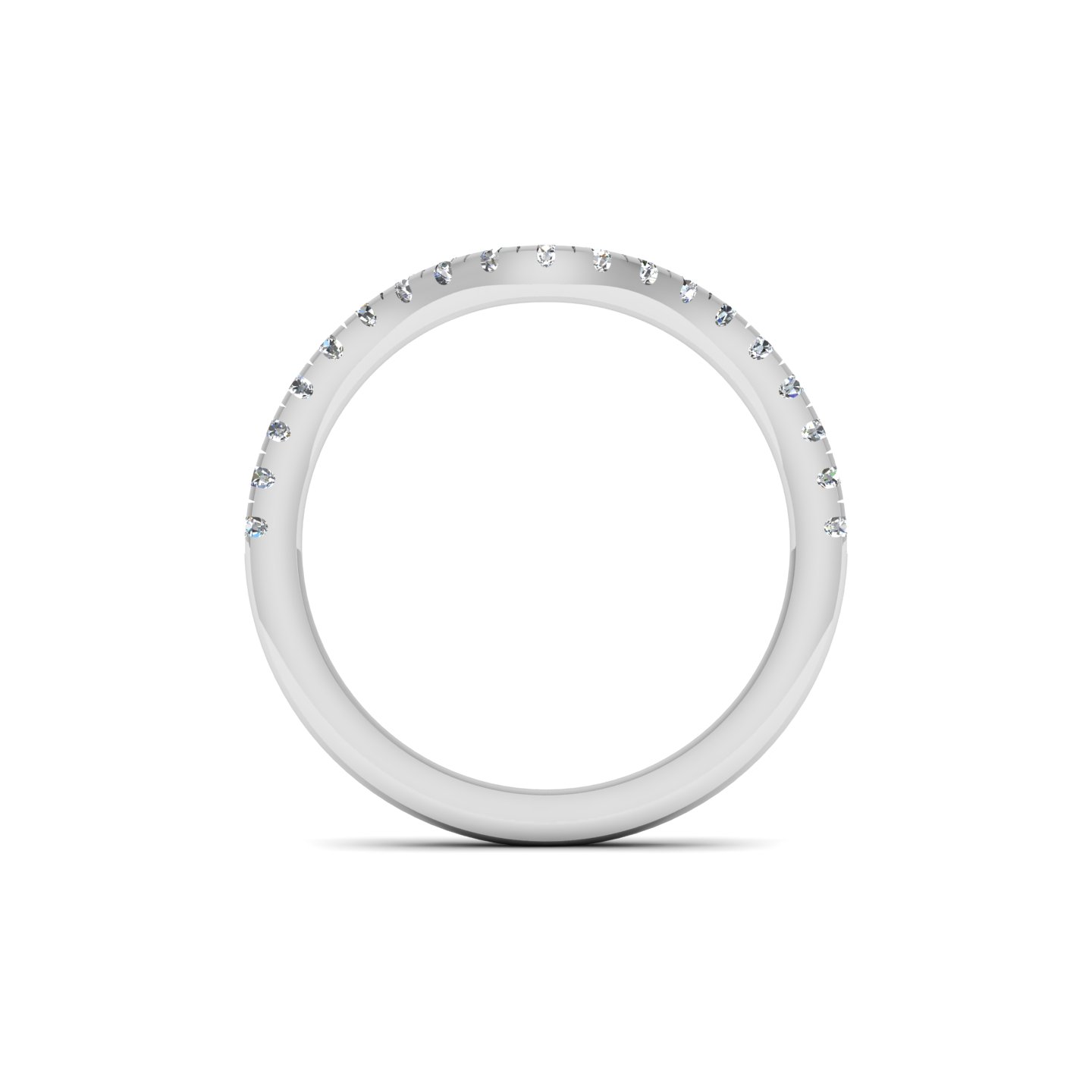 Platinum Paris Pave Band