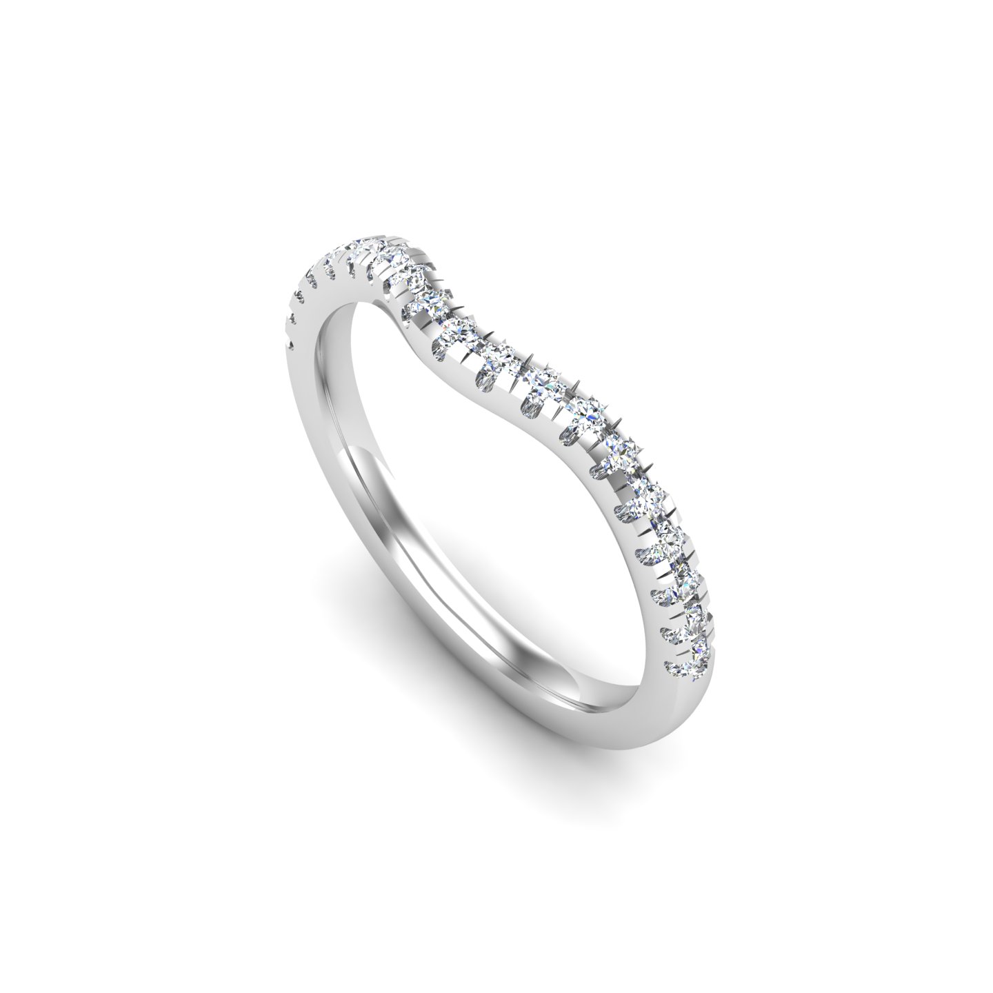 Platinum Paris Pave Band