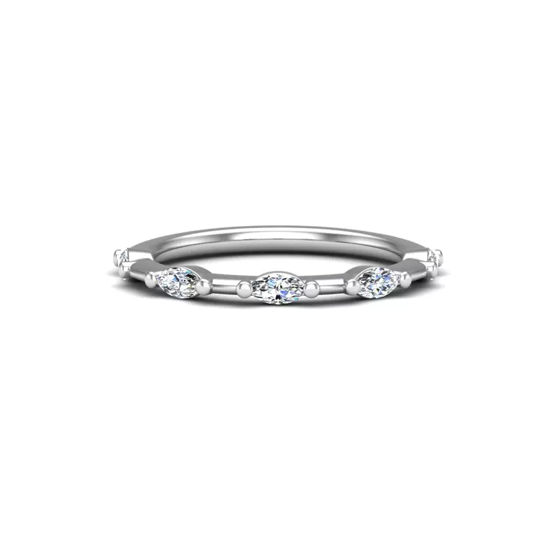 Navy Pave Band