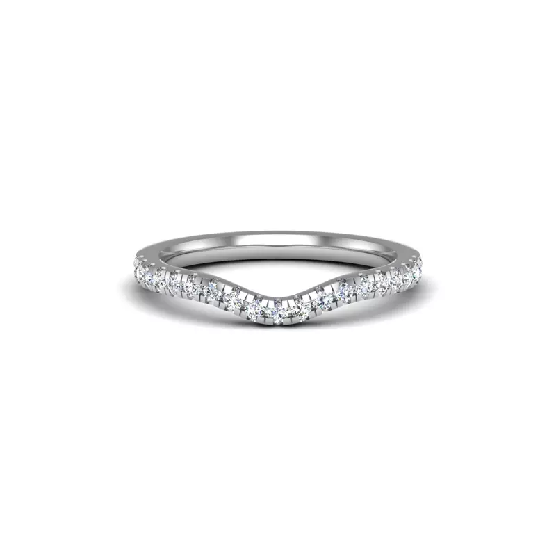 Platinum Stephanie Pave Band