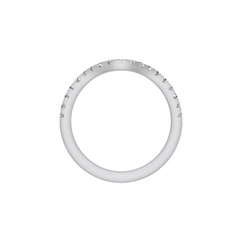 Platinum Stephanie Pave Band