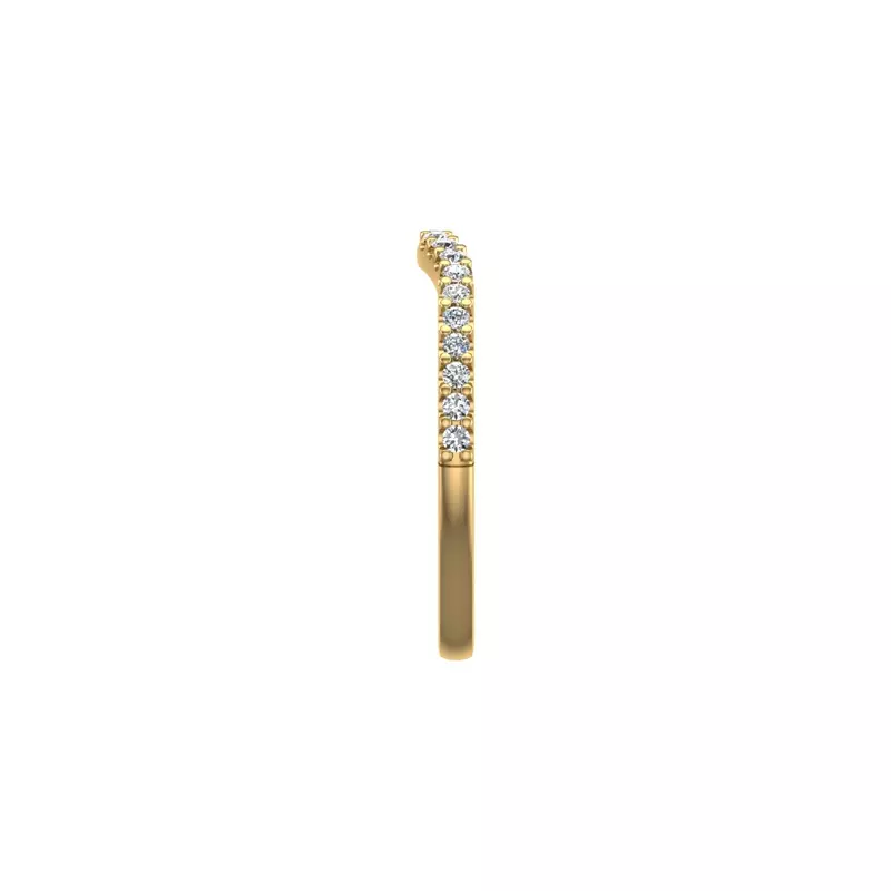 18K Yellow Gold Sarai Pave Band