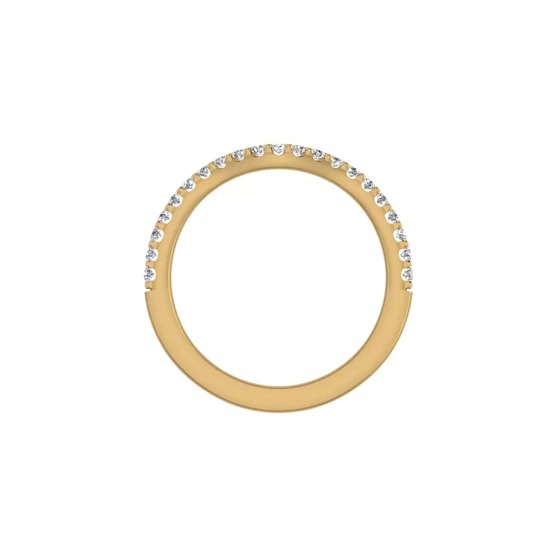 18K Yellow Gold Sarai Pave Band