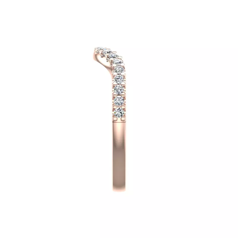 14K Rose Gold Avianna Pave Band