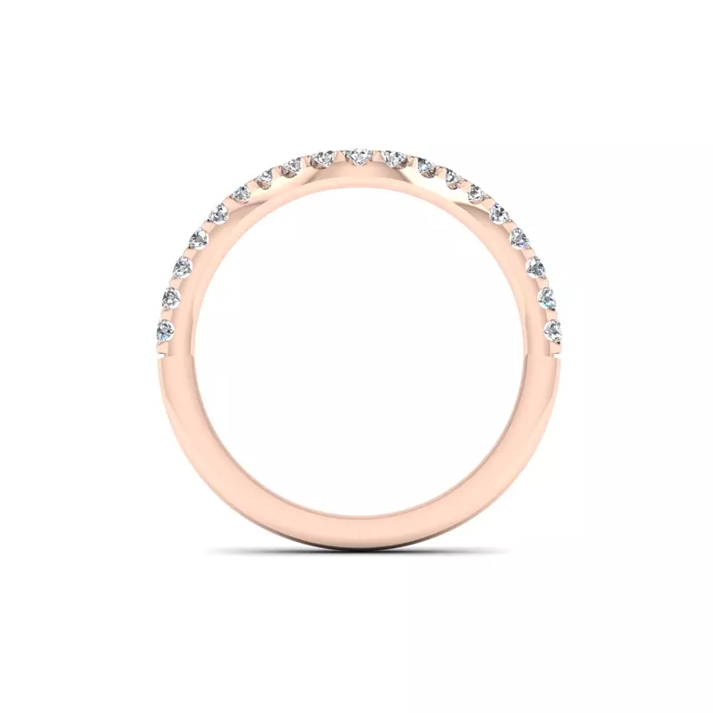 14K Rose Gold Avianna Pave Band