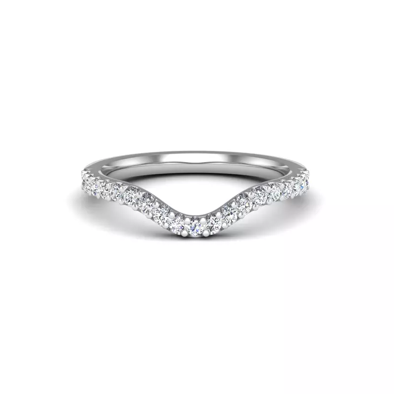 14K White Gold Avianna Pave Band