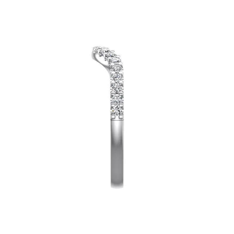 14K White Gold Avianna Pave Band