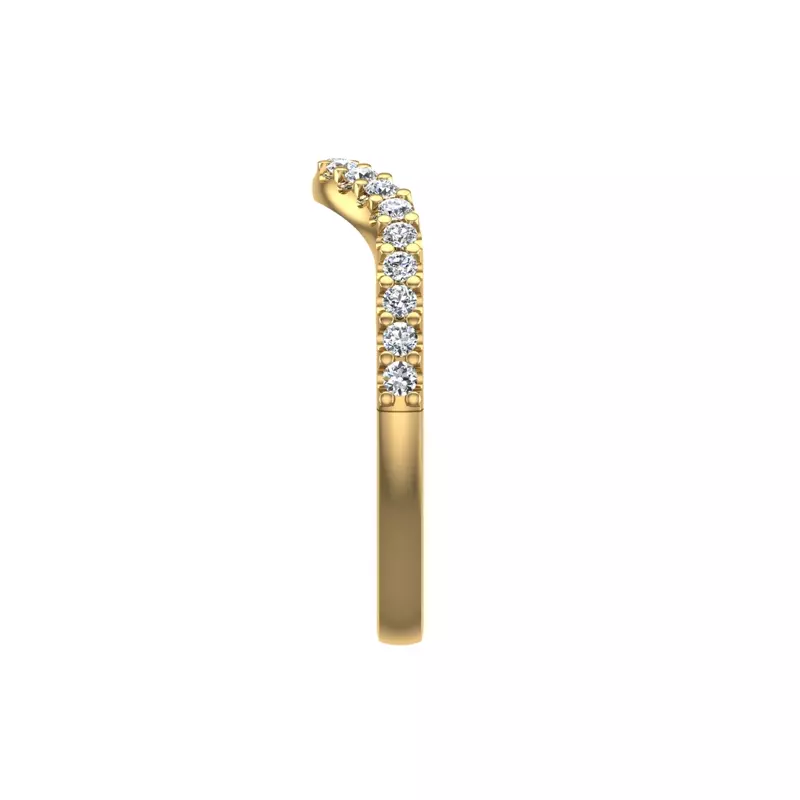 14K Yellow Gold Avianna Pave Band