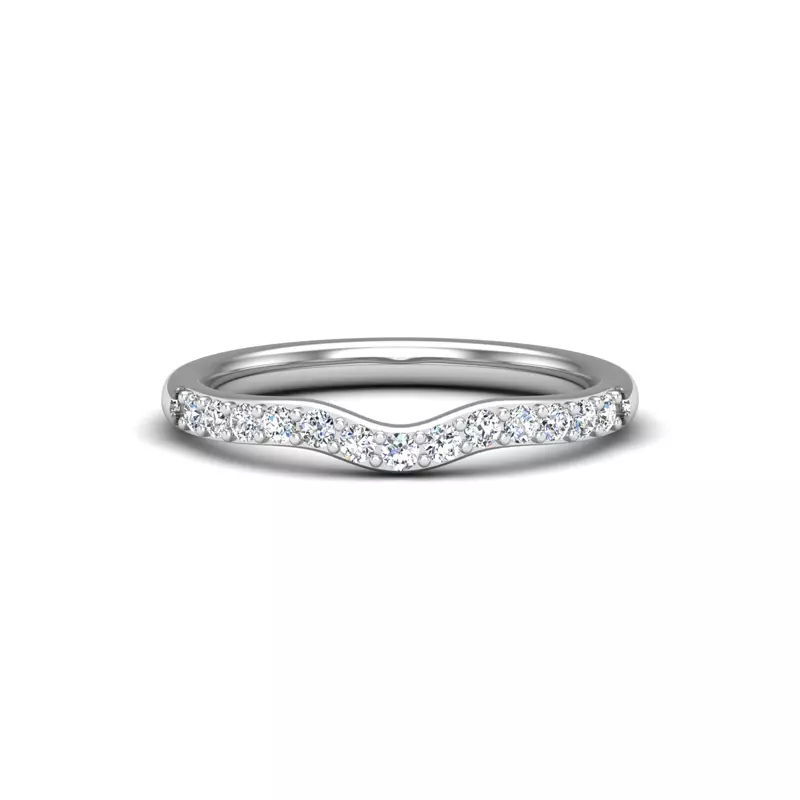 14K White Gold Felicity Pave Band