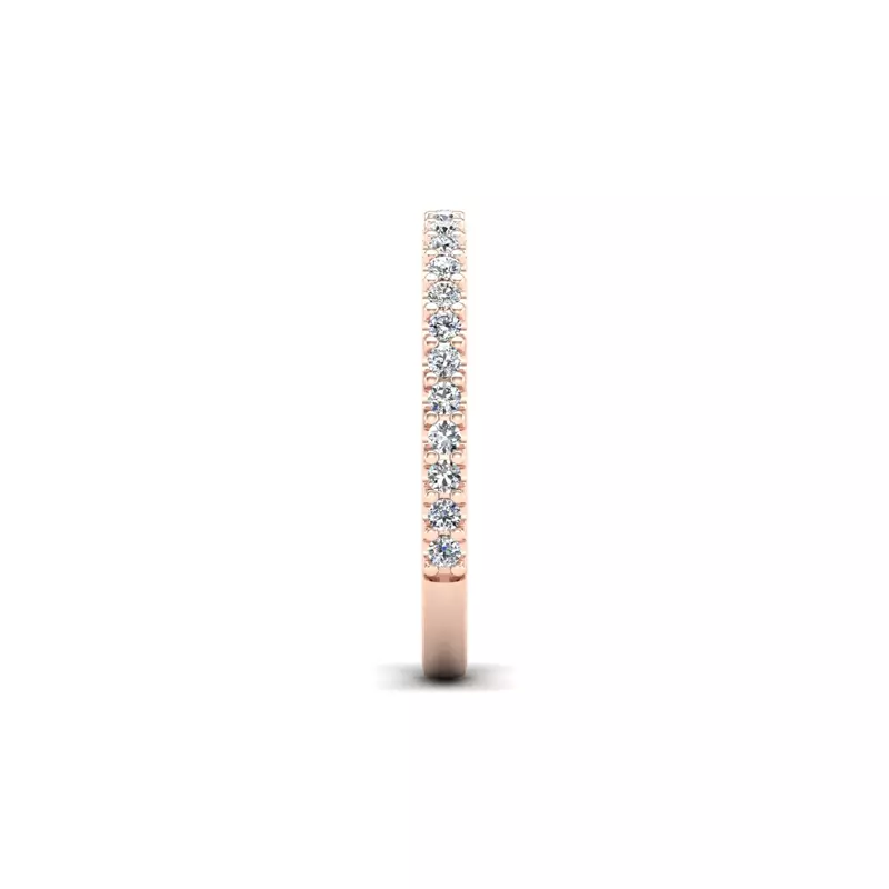 14K Rose Gold Leyla Pave Band