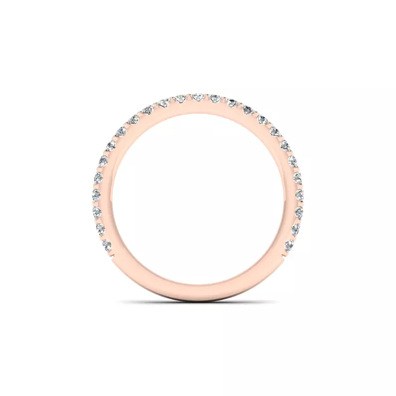 14K Rose Gold Leyla Pave Band